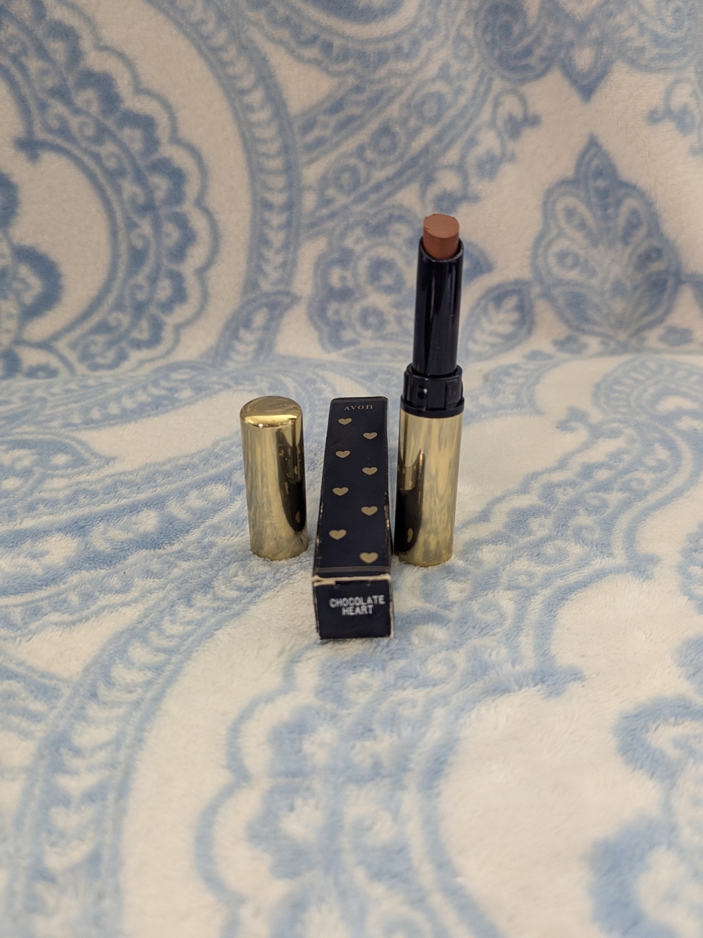 Warm Brown Chocolate Heart Avon Lipstick